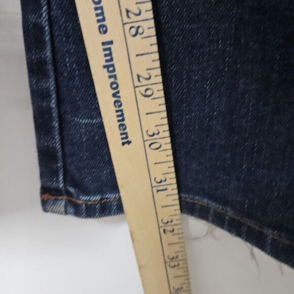 7 For All Mankind A-Pocket Flare Jeans Women's 32 (34x31.5) Low Rise Denim GUC - Picture 8 of 9